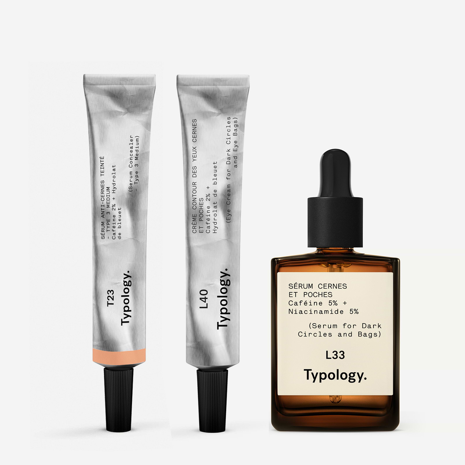 Daily Caffeine Eye Contour Trio — Typology