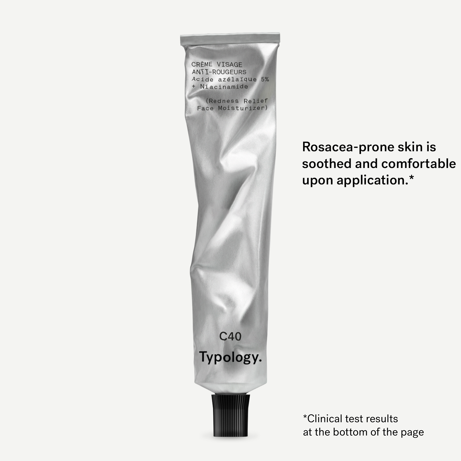 フェイスクリーム Typology. Redness Relief Face Moisturizer Azelaic Acid 5% + Niacinamid