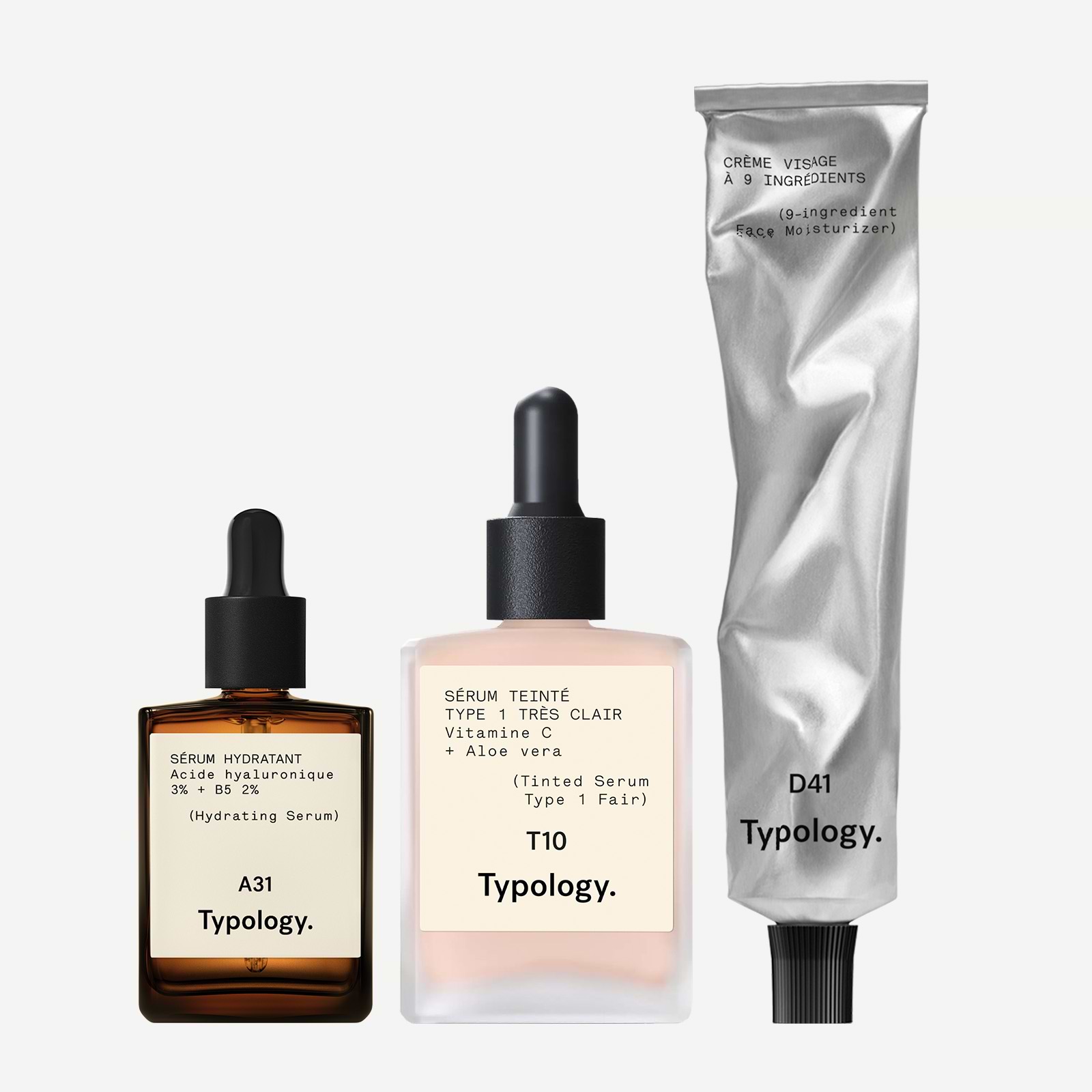Tinted Hydration Trio — Typology