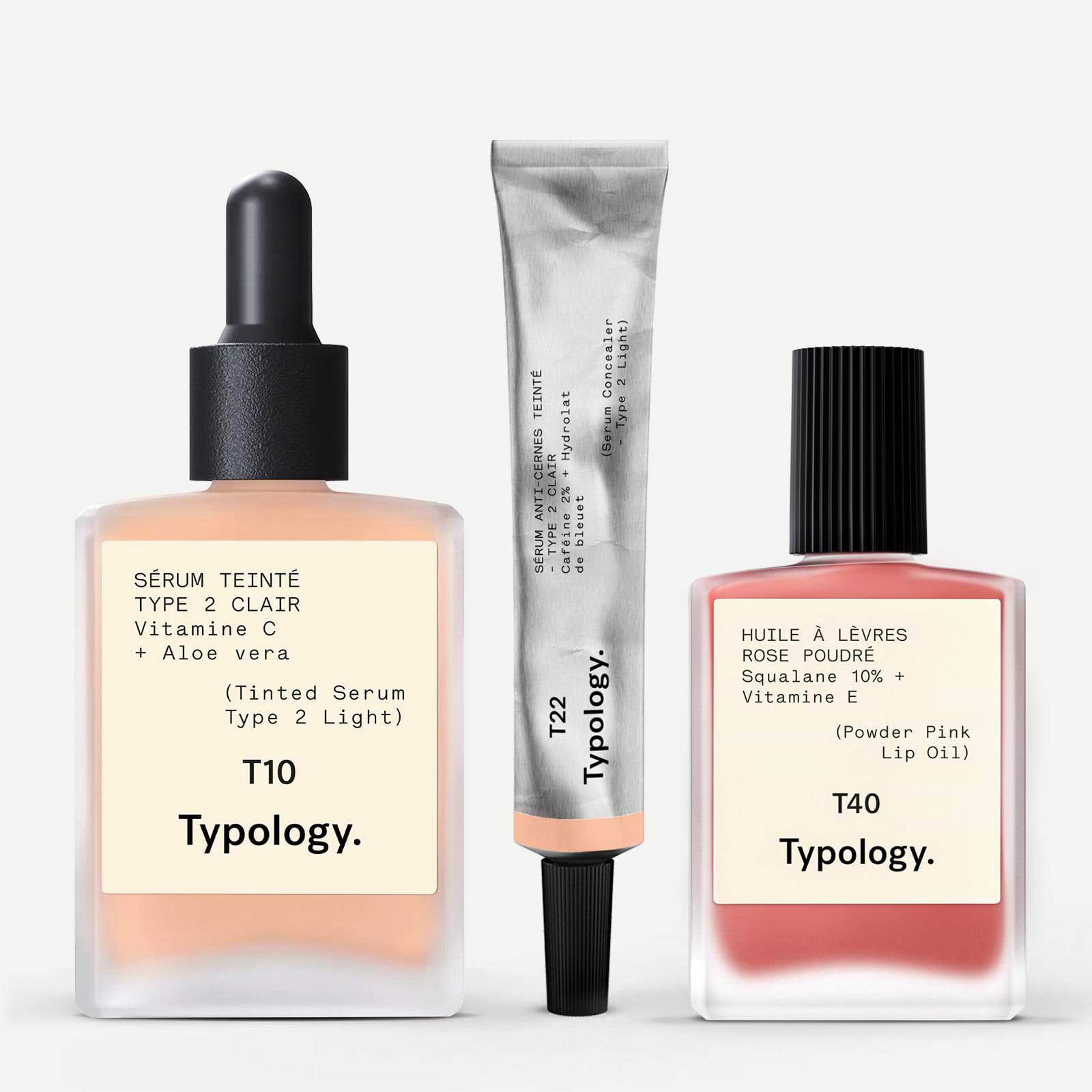 Typology paris 3点セット bundle_trio_iconique_teinte_t1