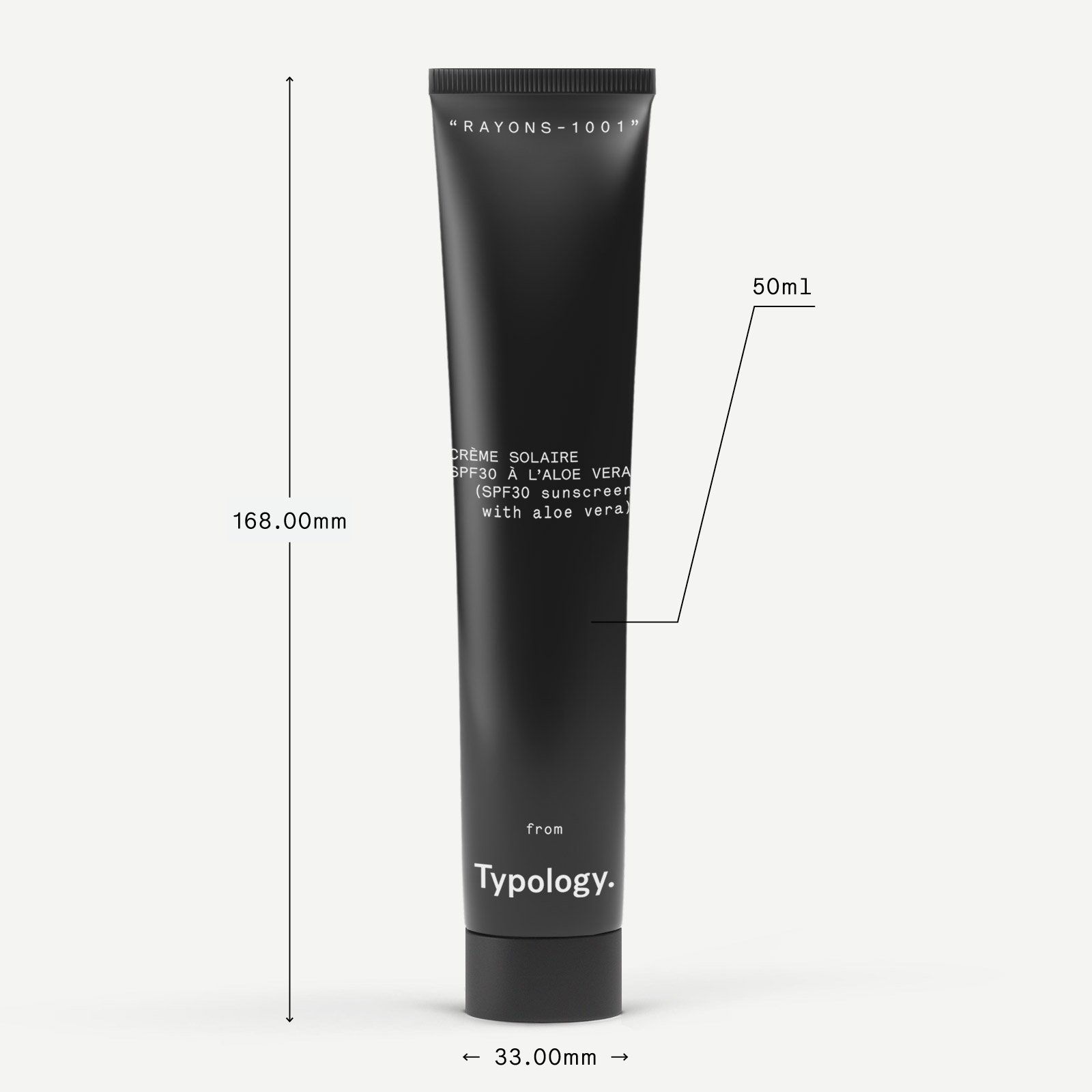 Typology. A50 フェイスクリーム SPF 30 SPF30 face sunscreen — Typology