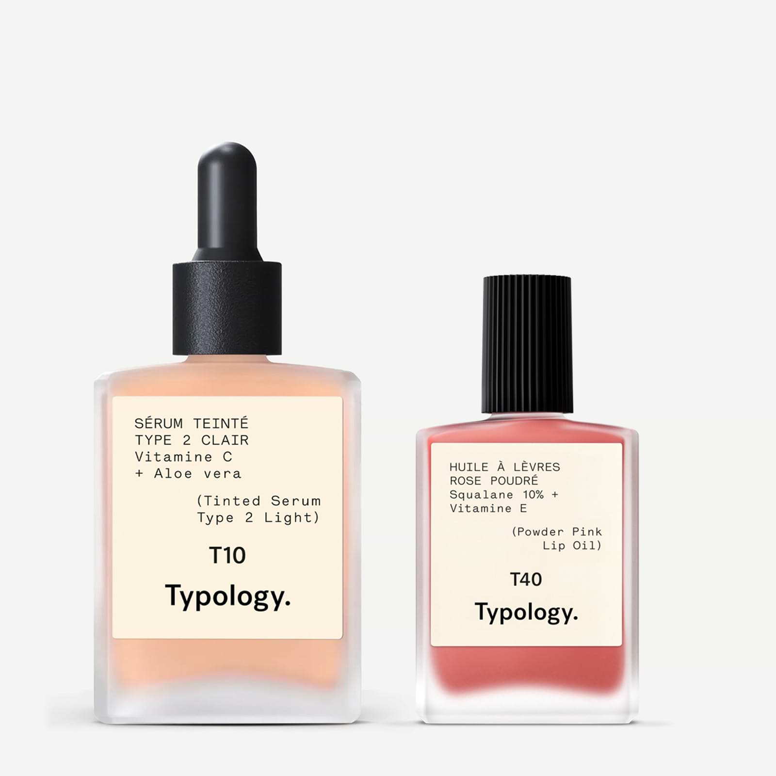 Typology A30アイセラム・T40リップオイル tinted-duo_t10_t40_packshot.
