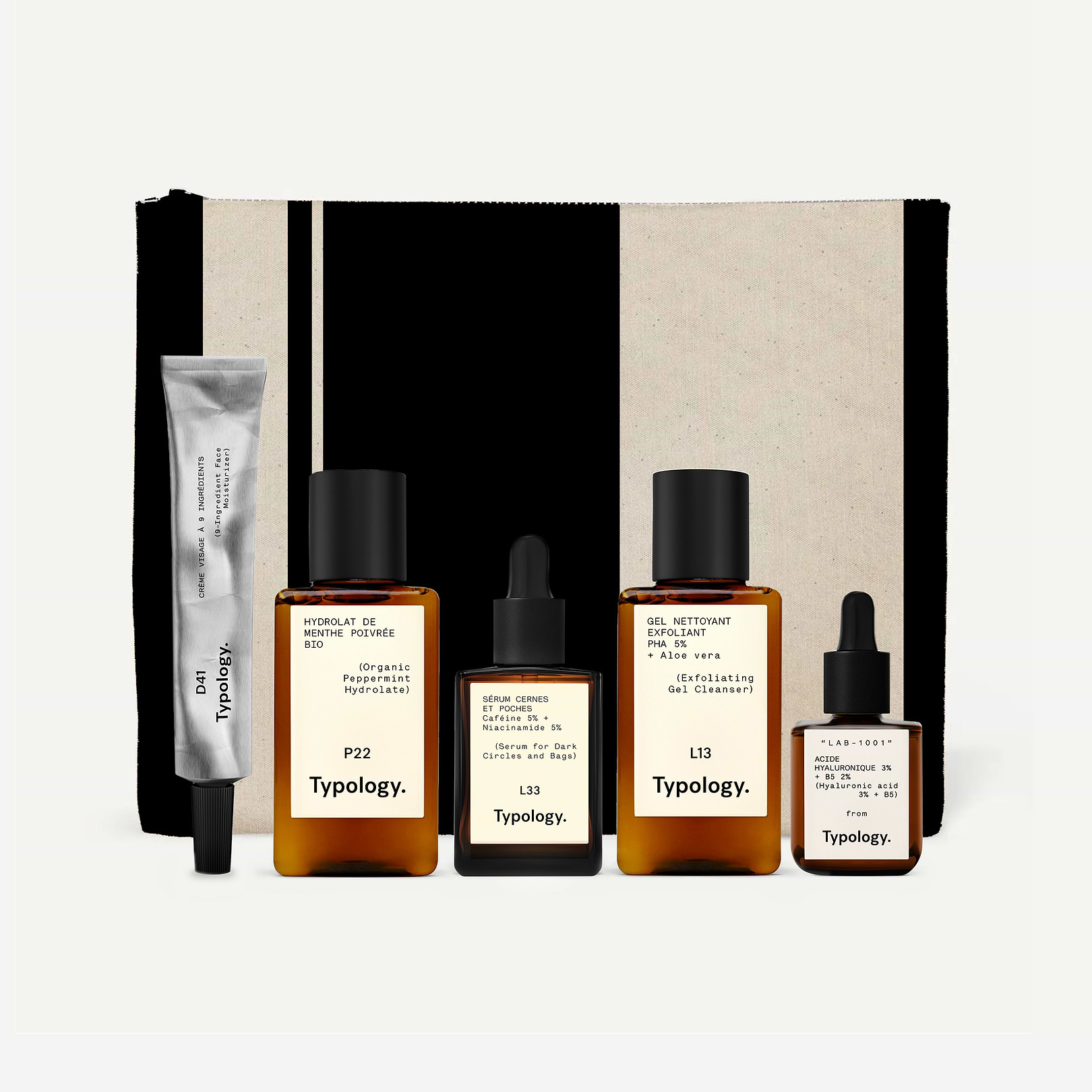 Typology スキンケアセット Trousse de voyage édition d'été — Typology